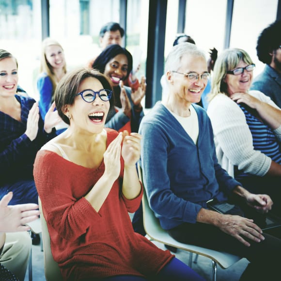 The Empowering Angels team together at a training session