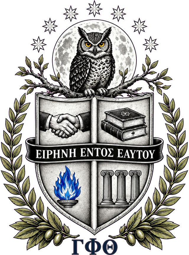 The Gamma Phi Theta Fraternity, Inc. crest