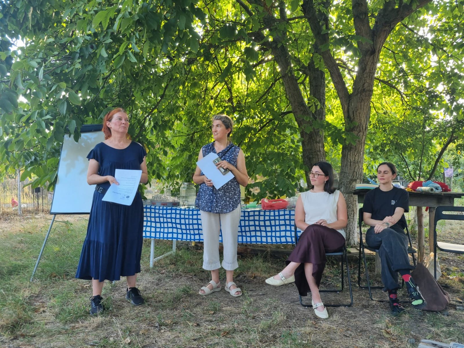 Workshop facilitators presenting