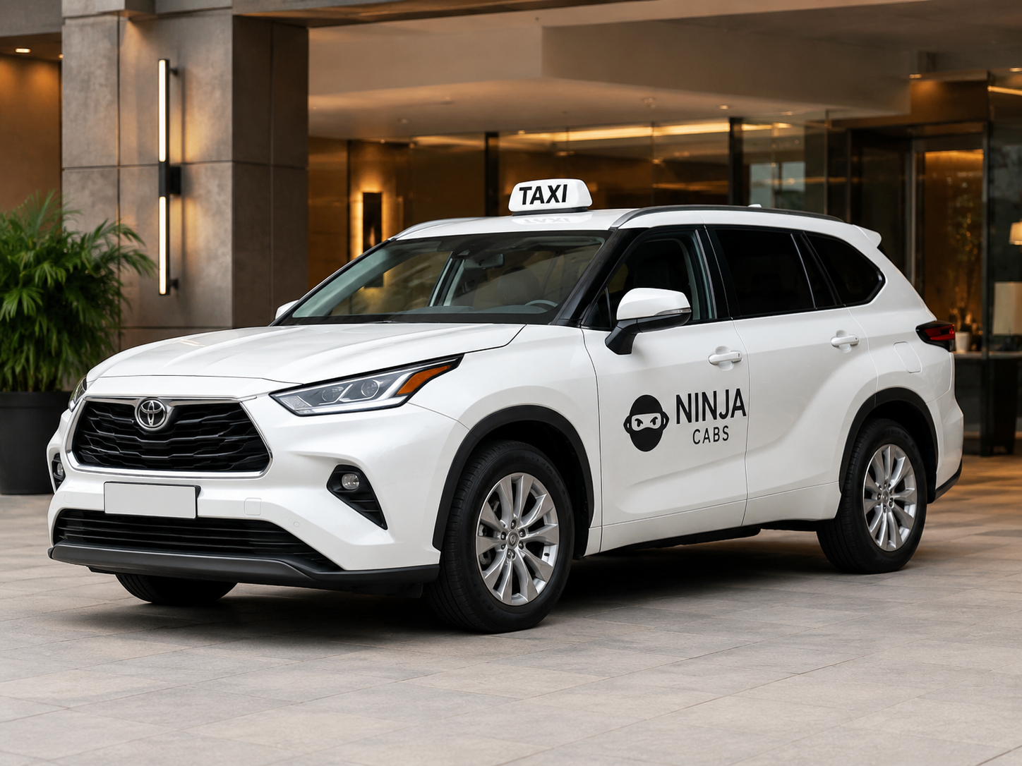 Ninja Cabs premium black car transportation