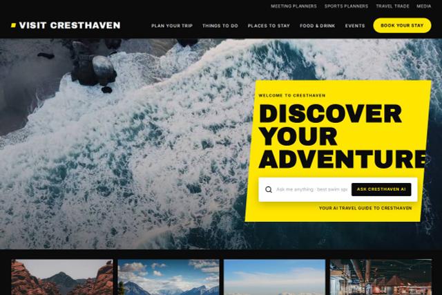 Visit Cresthaven travel website template